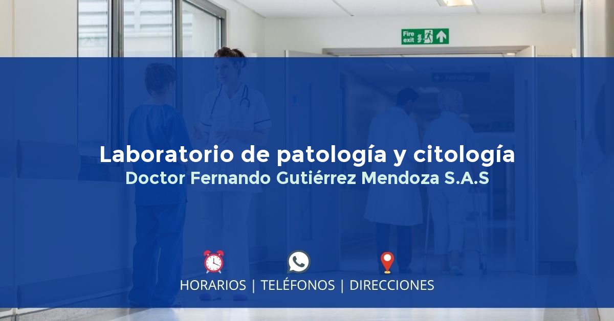 Laboratorio de patología y citología Doctor Fernando Gutiérrez Mendoza S.A.S — IPS en MEDELLÍN, Antioquia