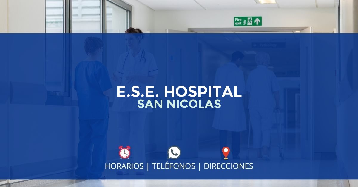 E.S.E. HOSPITAL SAN NICOLAS — IPS en PLANETA RICA, Córdoba