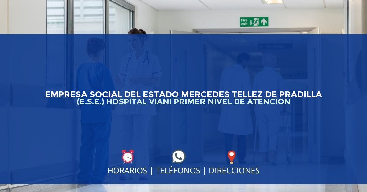 EMPRESA SOCIAL DEL ESTADO MERCEDES TELLEZ DE PRADILLA (E.S.E.) HOSPITAL VIANI PRIMER NIVEL DE ATENCION — IPS en VIANÍ, Cundinamarca