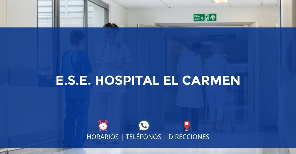 E.S.E. HOSPITAL EL CARMEN — IPS en EL CARMEN DE CHUCURÍ, Santander